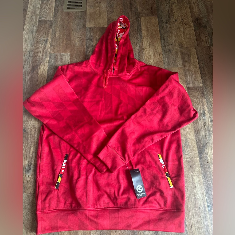 Men’s XXL Red/Maryland print active Hoodie